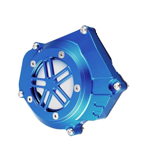 Boîtier de protection moteur YZ250 en alu anodisé bleu pour carter YZ250X