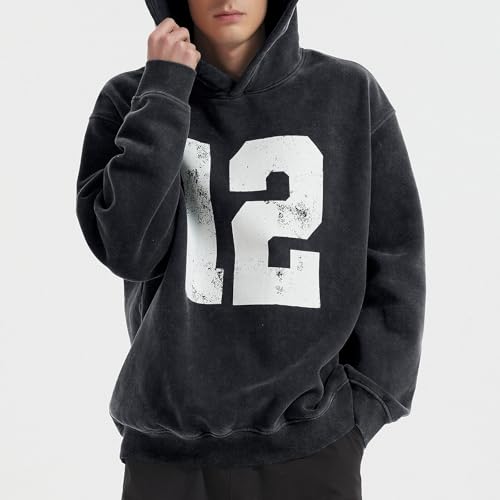 FAIABLE Oversized Hoodies for Mens Acid Washed Graphic Men's Fashion Hoodies Sweatshirts Sweats Preppy for College,Gym,Sports4