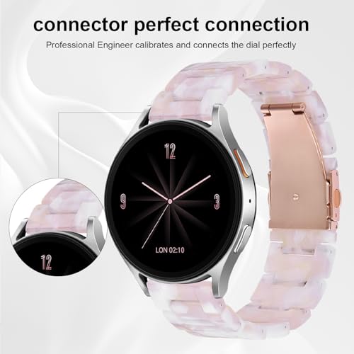 Correa de resina para reloj, ligera 20/22mm, unisex miniatura 3