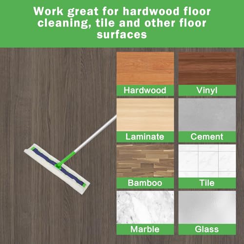 Image of XL Dry Mop Refills for Floor Mopping and Cleaning X Large Dry Sweeping Pads Disposable Sweeping Cloths for XL Sweeper, Unscented, 9.8 X 17 Inch Extra Large and Thick 30 Counts