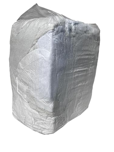 Industrieputzlappen Frottee, 10 kg Würfel, geschnitten nach DIN 61650 (weiß)