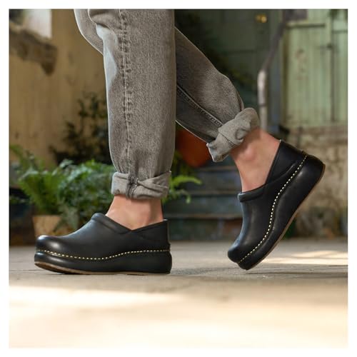 Image of Dansko Platform Pro Women's Slip Resistant Clog - Memory Foam Footbed, Cushioned Arch Support for Work and Everyday Wear