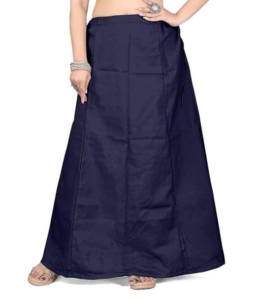 Alex Traders Women's Cotton Navy Blue Petticoat Saree Cotton Underskirt Saree Pure 100% Cotton Petticoat.-picture-40