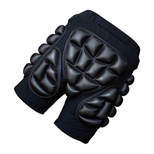 Bermuda de proteção de quadril de 2,5 cm da Besportble, short de proteção no gelo, esqui, snowboard