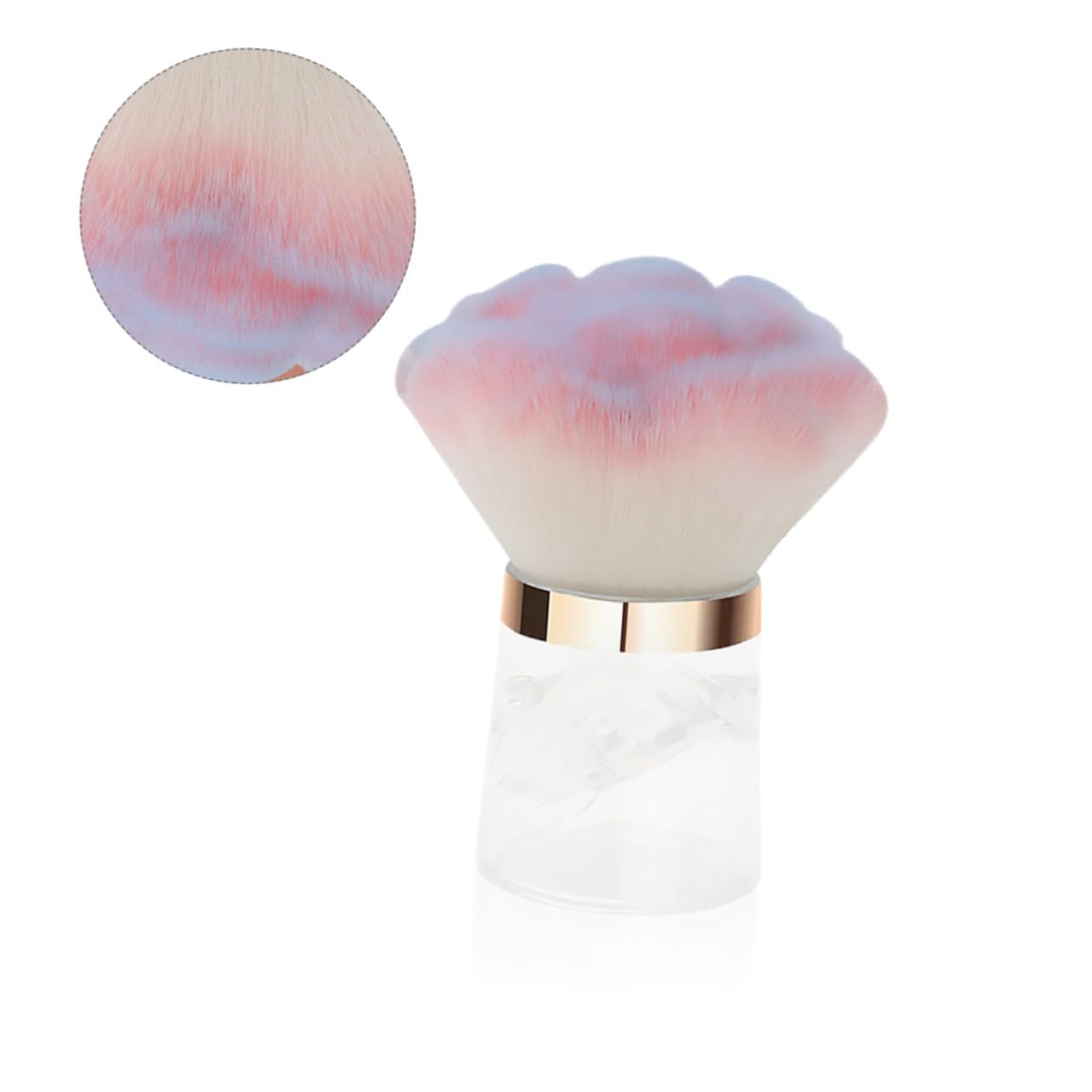 Brosse À Ongles Souple En Forme De Fleur Outil De Dépoussiérage Pour Poudre Ongles Nettoyage Nail Art Portable Pour Salon Et Usage Domestique 2.95X2.28X2.28In
