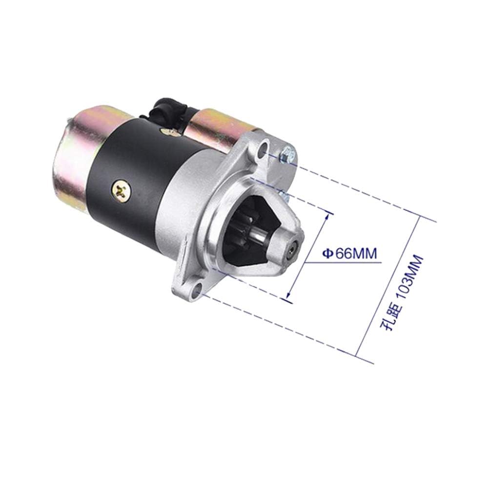 Diesel Engine Start Motor Pump Electric Starter Generator Set Motor Starter 12V 1.2KW QD114A (Forward)