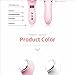 Hot & Cold Facial Massager, Negative Ion Skin Care Device for Deep Cleansing & Serum Import, Rechargeable Beauty Instrument (Pink)