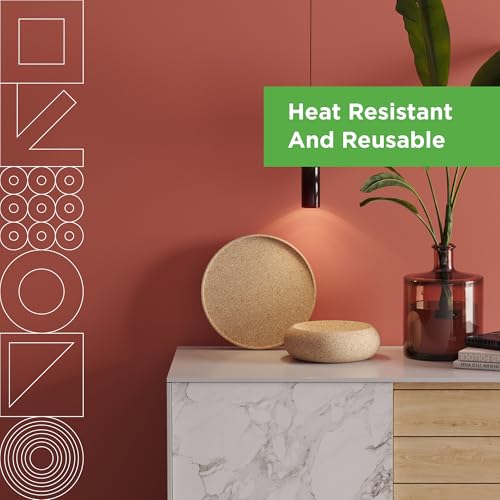 Go4Cork Cork Round Tray - 300mm (11,81") | Heat Resistent, Reusable, Easy to Clean