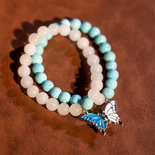 Image of YGLINE Tree of Life Yoga Healing Stone Bracelets,Multilayer Lotus Chakra Stone Reiki Bracelet Sets,Anxiety Crystal Natural Stone,for Women Stress Relief