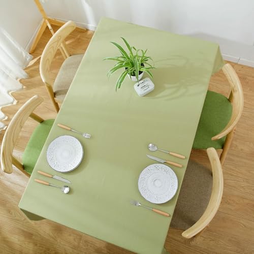 Ciemnoniebieski prostokątny obrus 140 x 220 cm, odporna na plamy bawełna, elegancka dekoracja do jadalni, na wesela, do domu i restauracji, idealny na spotkania 6-8 osób