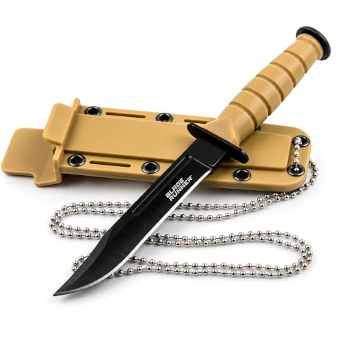 Blade Runner Mini Survival Hunting Knife with ABS Sheath, 6-