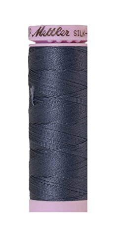 Hilo de Algodón Mettler Silk-Finish 50 Weight, 164 yd, Azul miniatura 1