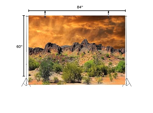 Fondo Fotográfico Desierto 7x5FT Poliéster miniatura 7