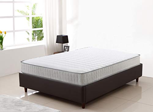 TEENO Mattress 4FT6 Double Mattress Pocket Memory Foam Sprung Mattress 135x190x18 CM Thickness - Shipped from UK(135x190)