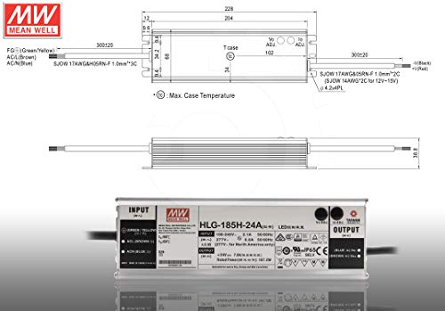 Preisvergleich Produktbild HLG-185H-24A Mean Well verkauft durch SWATEE ELECTRONICS