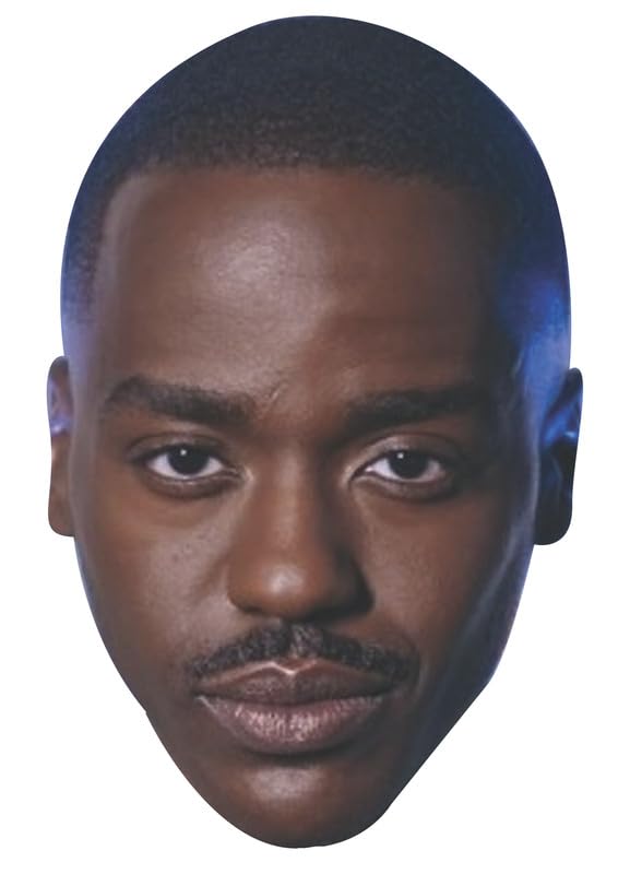 FoxyPrinting Ncuti Gatwa Doctor Celebrity Face Mask – Fancy Dress Mask for Parties & Events