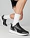 NY Threads Men's Running Shoes Comfortable and Lightweight Casual Sneakers, Black/White, 9 Medium US