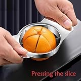 1 Pcs Apple Corer + 1 Pcs Apple Slicer, Stainless Steel Apple Corer and Slicer, Quick and Easy Apple Cutter Tool Fruit Cutter for Kitchen Tomato Apple Orange Pears - Image 4