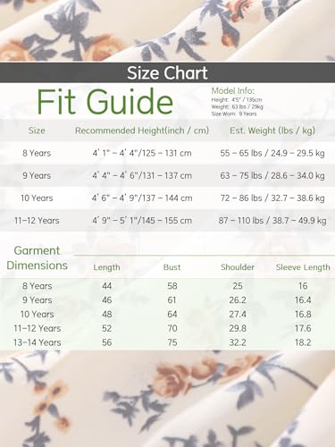 Image of Seechoslo 2025 Tween Girls' Cute Short Sleeve Square Neck Smocked Elastic Short Sleeve Woven Shirt Top