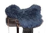  Moro-Design Lammfell Sattelbezug für Westernsattel Lammfellbezug Sattelauflage mit Horn Saddle Pad Seat Saver