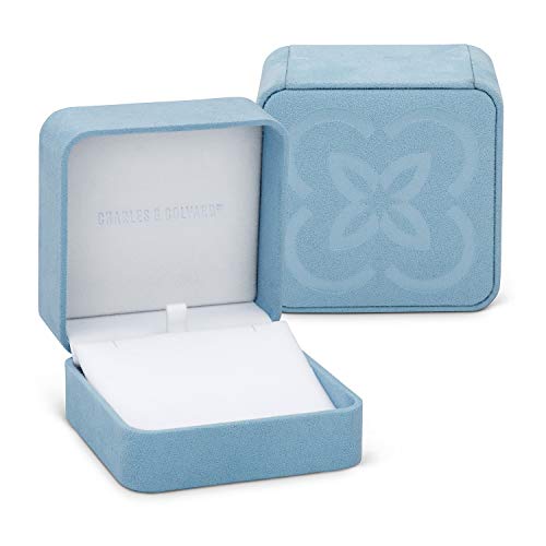 Charles & Colvard Forever One 8mm Round Cut Moissanite Pendant Necklace for Women | 1.9 cttw DEW | Lab Grown | Solid 14K White Gold with Rhodium | 18" Chain - Image 6