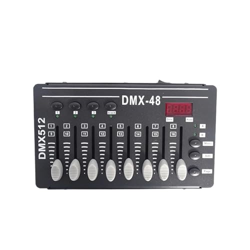 Contrôleur DMX, Contrôleur DMX 512 portable, mini console DJ, équipement d'éclaira de scène 48 canaux for DJ e, spectacle, discothèque, maria, production d'événements pour un contrôle total