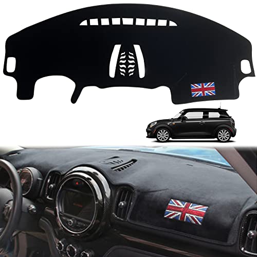 INUBOXES Dashboard Dash Board Cover Mat Pad Carpet Non-Slip Custom Compatible with BMW Mini Cooper R F Series Protector Sun Shield (F60)