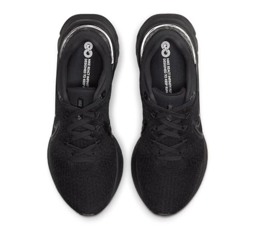 Nike Nike Men's React Infinity Run Flyknit 3Sneaker, Black, 9 US