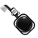 Johncase OEM Home Button Flex Ribbon Cable Assembly w/Rubber Gasket Replacement Part Compatible for iPhone 6s / 6s Plus (Black)