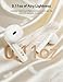 True Wireless Earbuds Bluetooth Headphones: Ultra-Lightweight Bluetooth Earbuds for All-Day Comfort, Waterproof TWS Ear Buds with Mic, 25H Playtime, Earphones for iOS/Android, Work, Commute, Study