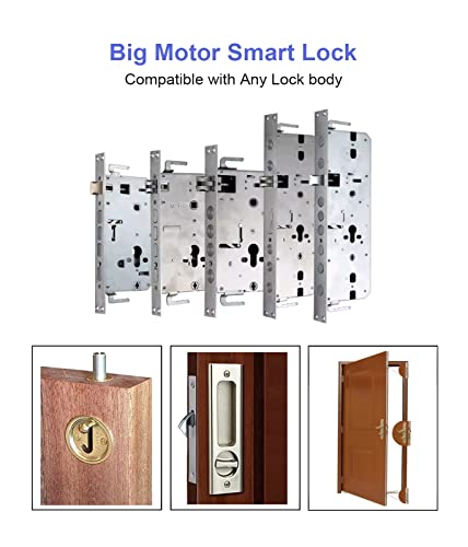 Serrure connectée Tuya avec cylindre de porte empreinte digitale Kit 3