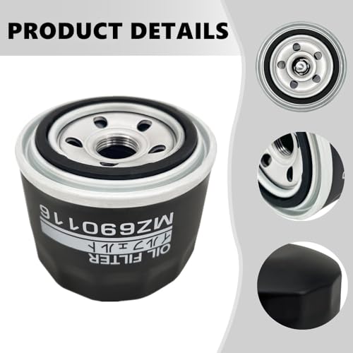 Image of MZ690116 Oil Filter Fit for Mitsubishi 1984-2017 Lancer Galant Outlander Engine (2 Pack)