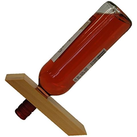 RTA Wood Magic Floating Wine Bottle Holder Cover