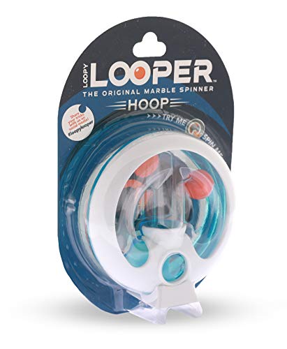 Blue Orange Loopy Looper Hoop- The Original Marble Spinner- Skill Fidget- for Kids Ages 8 Years and Up
