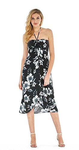 Image of Women's Hawaiian Luau Halter Dress in Signature Prints