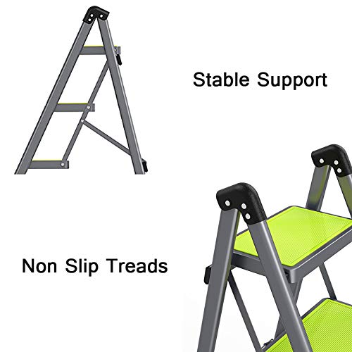 Échelles métalliques pliantes polyvalentes pour rangement maison