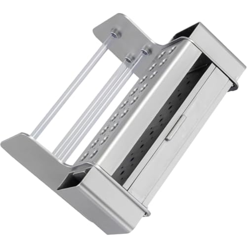 Organizador de herramientas de escritorio Uonlytech resistente con cajón color plata 2