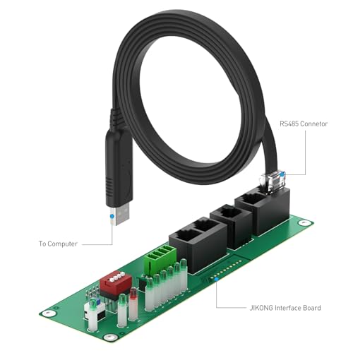 Image of JKBMS USB to RJ45 Cable for JK PB Series Inverter BMS, PC Communication Cable for Parameter Setting, Monitoring and Firmware Update