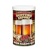 DIAH Geordie Scottish Export Beer Making Kit with Airlock - Makes 40 Pints (23L) of Traditional Amber Malt Ale - Premium DIY Craft Beer Ingredients Set - Rich Scottish Flavor