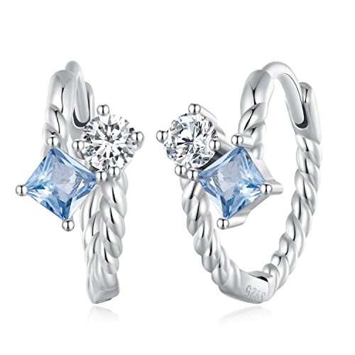 Créoles opale pour femmes et filles. Le cadeau idéal en boucles d'oreilles.