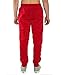 Southpole Men's 1570 Basic Active Fleece Jogger Sweatpants Red