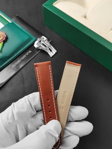 Sangle de montre en cuir véritable durable contre l'usure Master 57