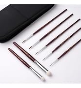 Kolinsky Sable Miniature Paint Brushes - Golden Maple 7pcs Detail Paint Brushes Drybrushes for Ac...