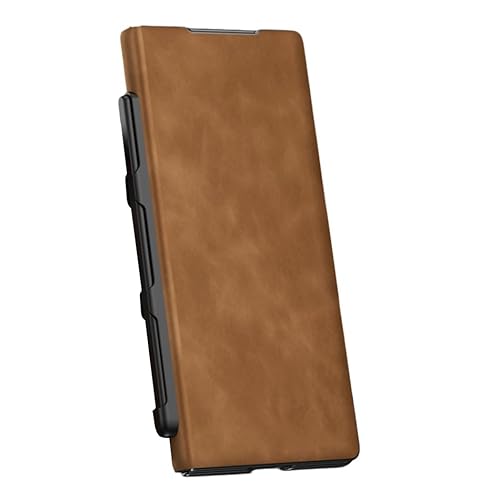 LUNBER-ARMOR�EFor OPPO Find N6 �P�[�X �J�o�[ �܂肽���݌^ �蒠�^PU���U�[�P�[�X �y�����[ PU���U�[ + �X�^���h�@�\ �V���v�� For �I�b�| �t�@�C���h �ی�P�[�X(�u���E��)