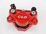  Bremssattel Bremszange hinten von GLD 2 Kolben z.B. passend für Aprilia, passend für Ducati, passend für Cagiva usw