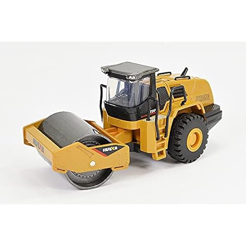HuiNa CY1715 1/50 DIECAST Road Roller Static Model, Yellow Cover