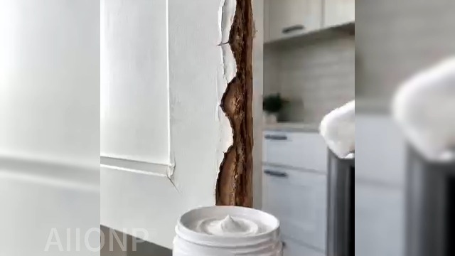 Image of White Furniture Touch-Up Paste with Brush, 40g Wood Repair Filler (White*1)
