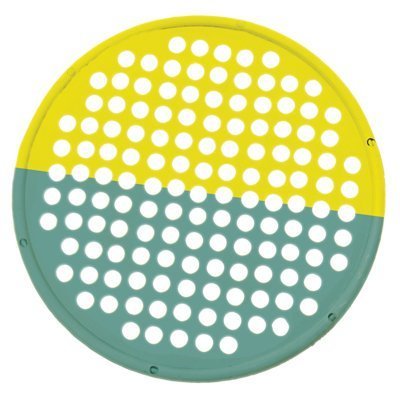 Cando Hand Exercise Web - Low Powder Formula, Color-Coded, Multiple-Sizes, Yelllow / Green by Fabrication Enterprises