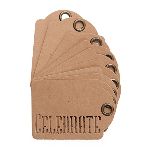 Graphic 45 Celebrate ATC Kraft Tags Brown, 8.9x6.3x0.2 cm