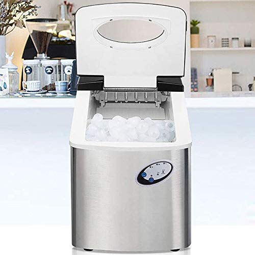 Ice Heavy Duty Large Edelstahlmaschine 30 kg Small Commercial Tea Shop Manual Home Desktop Bar Eiswürfelmaschine 24… – Bild 3
